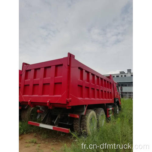 10 roues HOWO camion à benne basculante de 25 tonnes